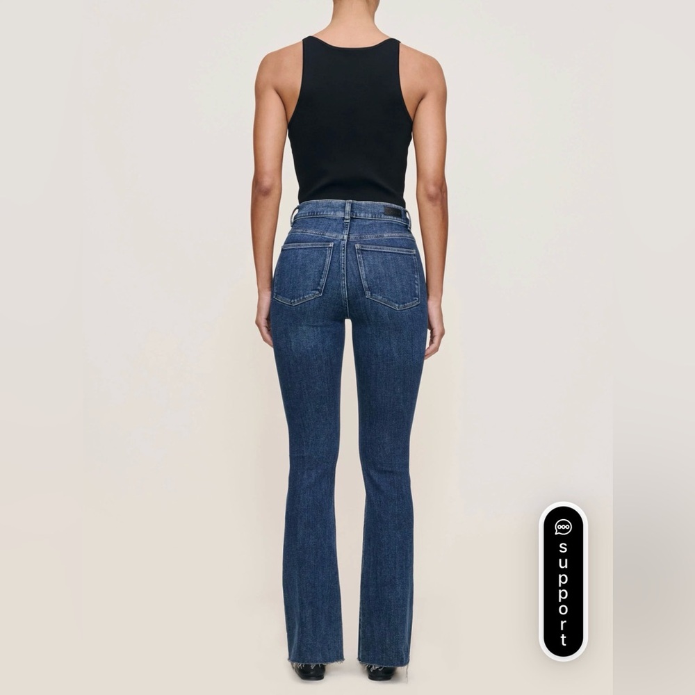 DL1961 Bridget Boot High Rise Instasculpt Jeans – Seacliff Wash 27💙 - Picture 16 of 16